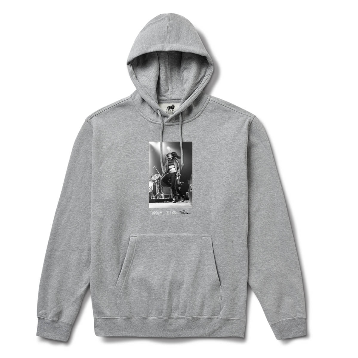 Primitive x Bob Marley Heartache Hoodie - Athletic Grey