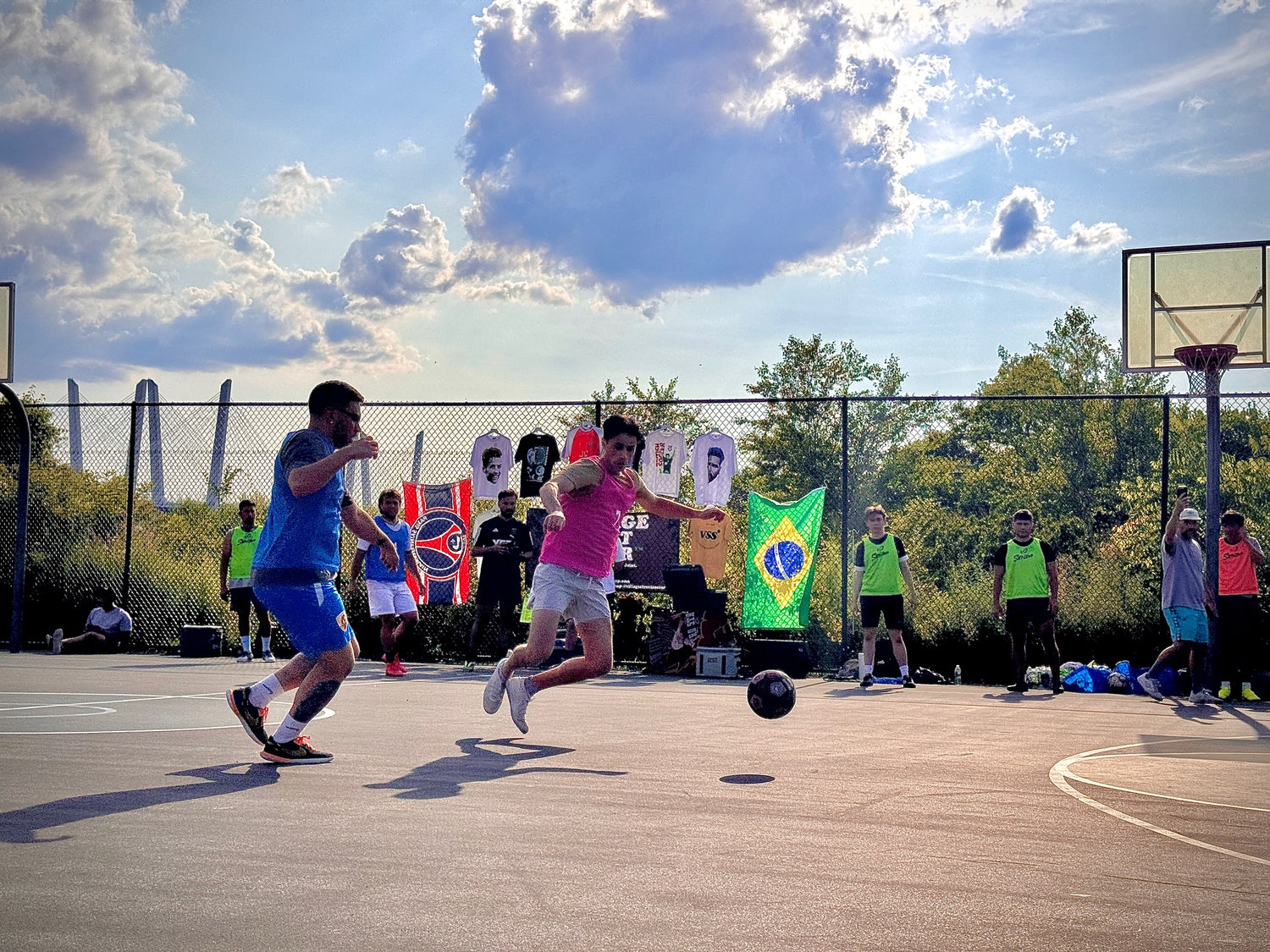 Village Street Soccer™ Launch Event Pick-Up Game in Tarrytown, New York.