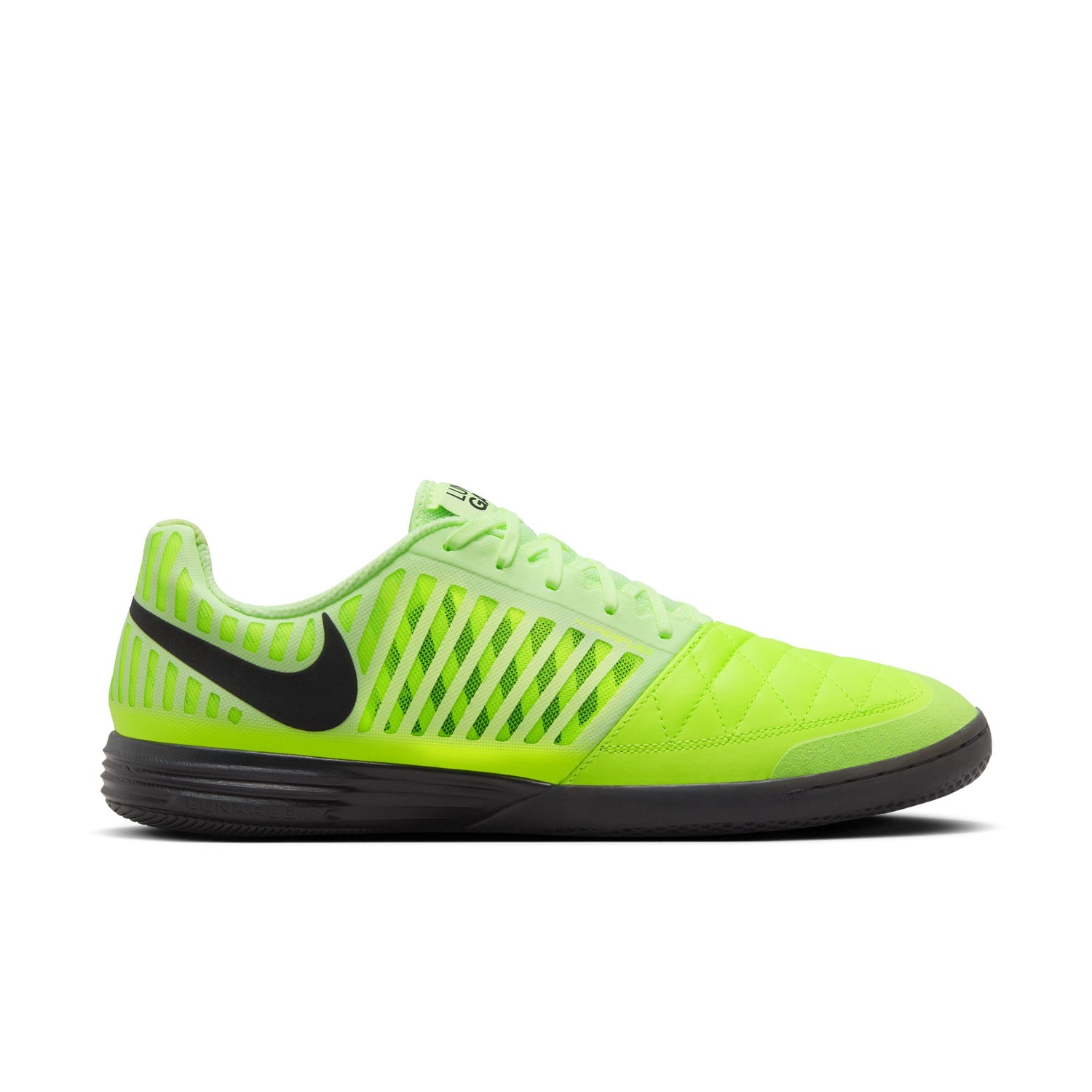 Nike Lunargato II Indoor/Court Soccer Shoes - Black/Volt