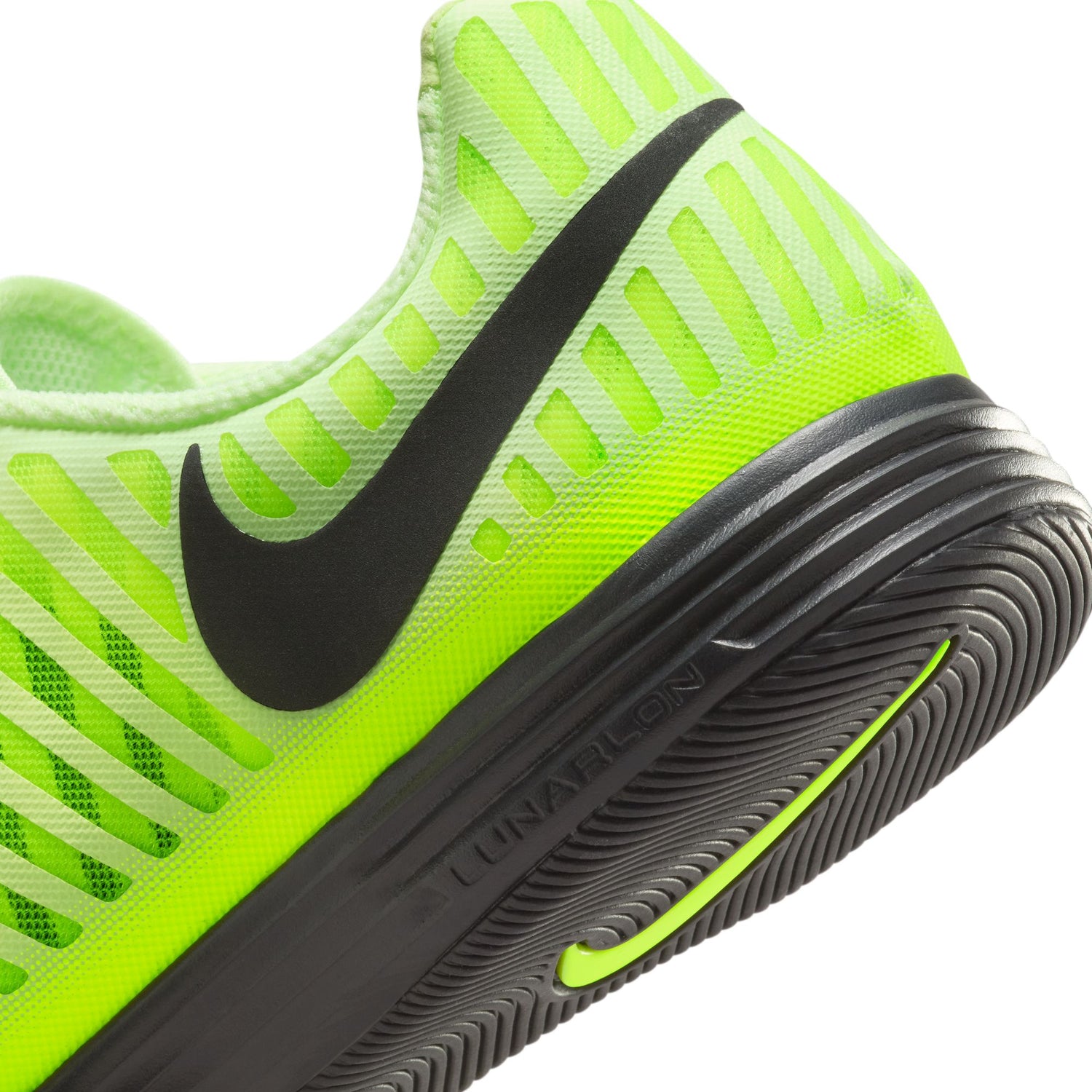 Nike Lunargato II Indoor/Court Soccer Shoes - Black/Volt