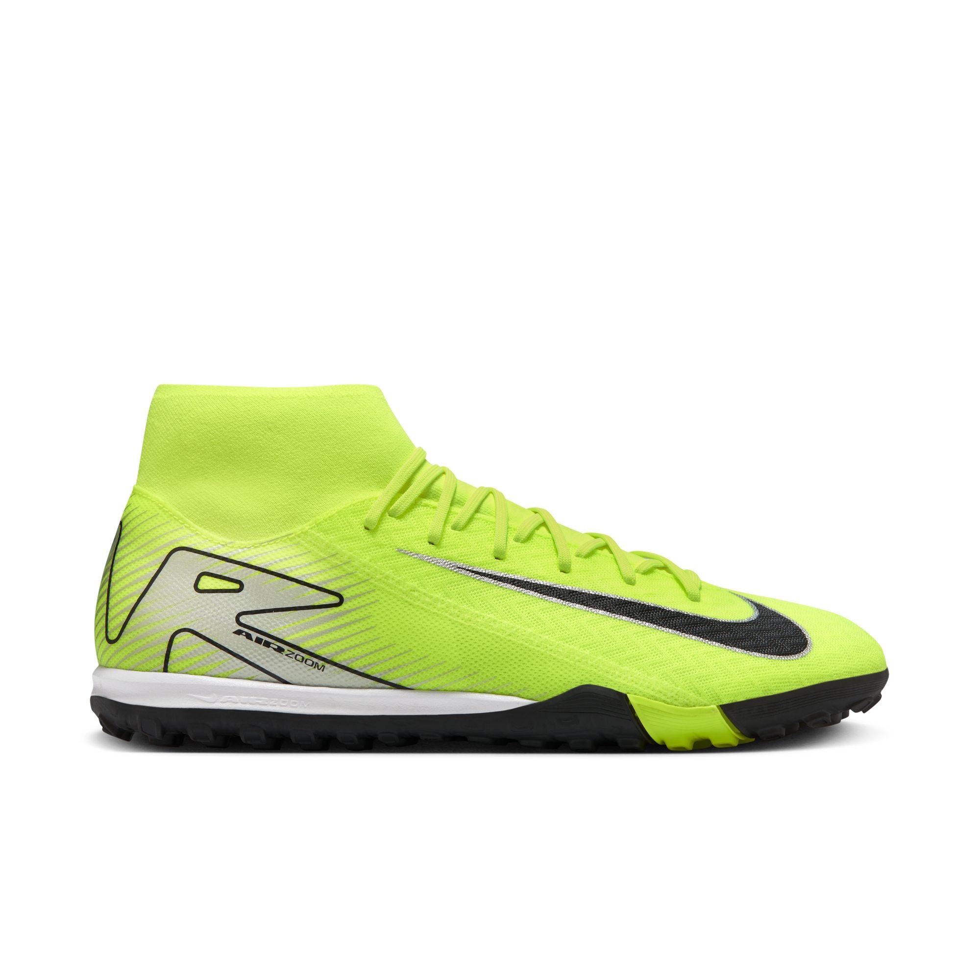 Nike Mercurial Superfly 9 Academy TF Turf Soccer Shoes Volt Black The Village Soccer Shop