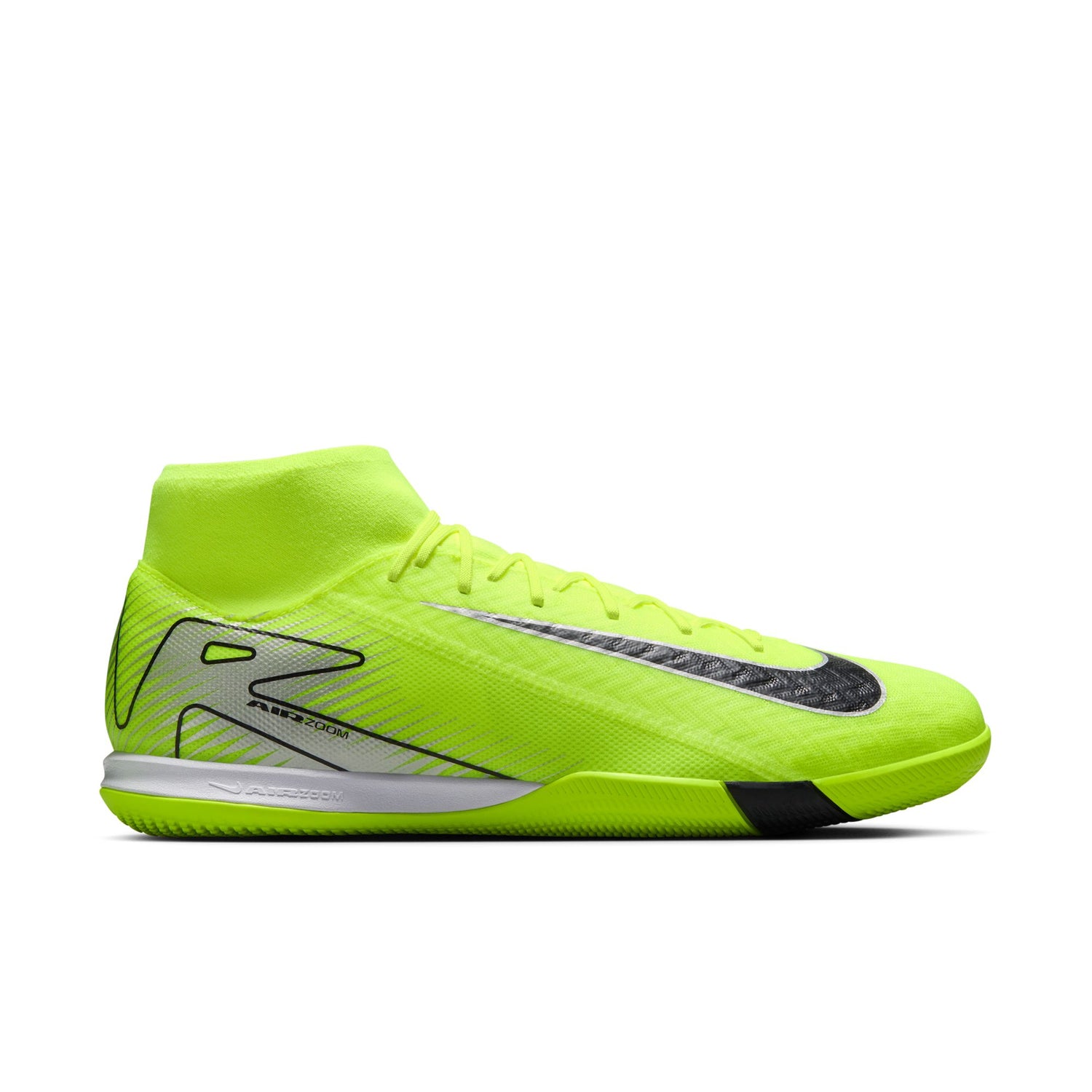 Nike Mercurial Superfly 10 Academy IC Indoor Soccer Shoes - Volt/Black