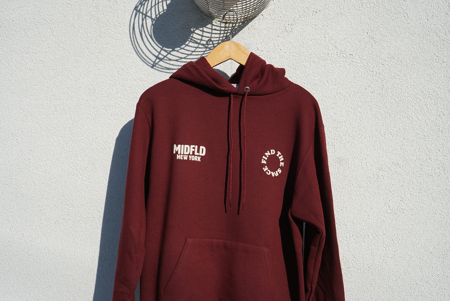 MIDFLD Champion™ Find the Space Double Logo Hoodie - Maroon