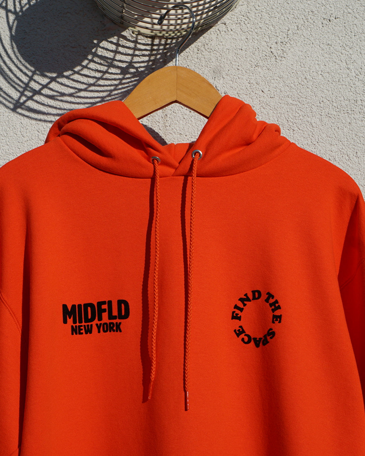 MIDFLD Champion™ Find the Space Double Logo Hoodie - Orange