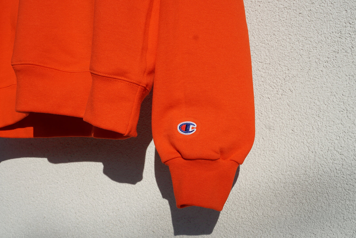 MIDFLD Champion™ Find the Space Double Logo Hoodie - Orange