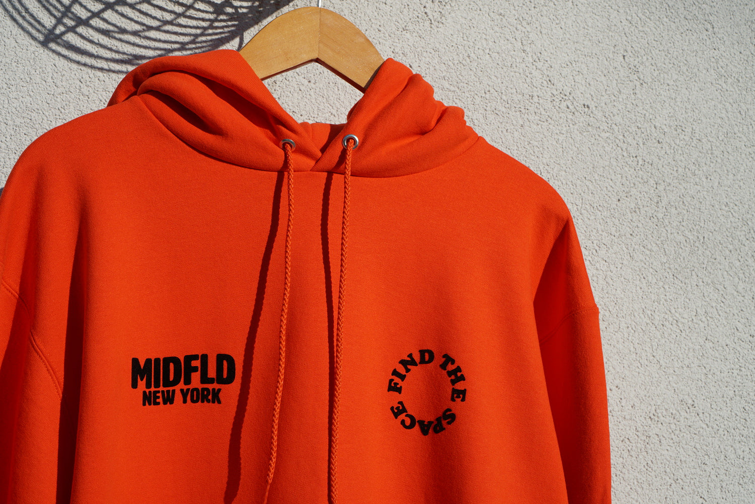 MIDFLD Champion™ Find the Space Double Logo Hoodie - Orange