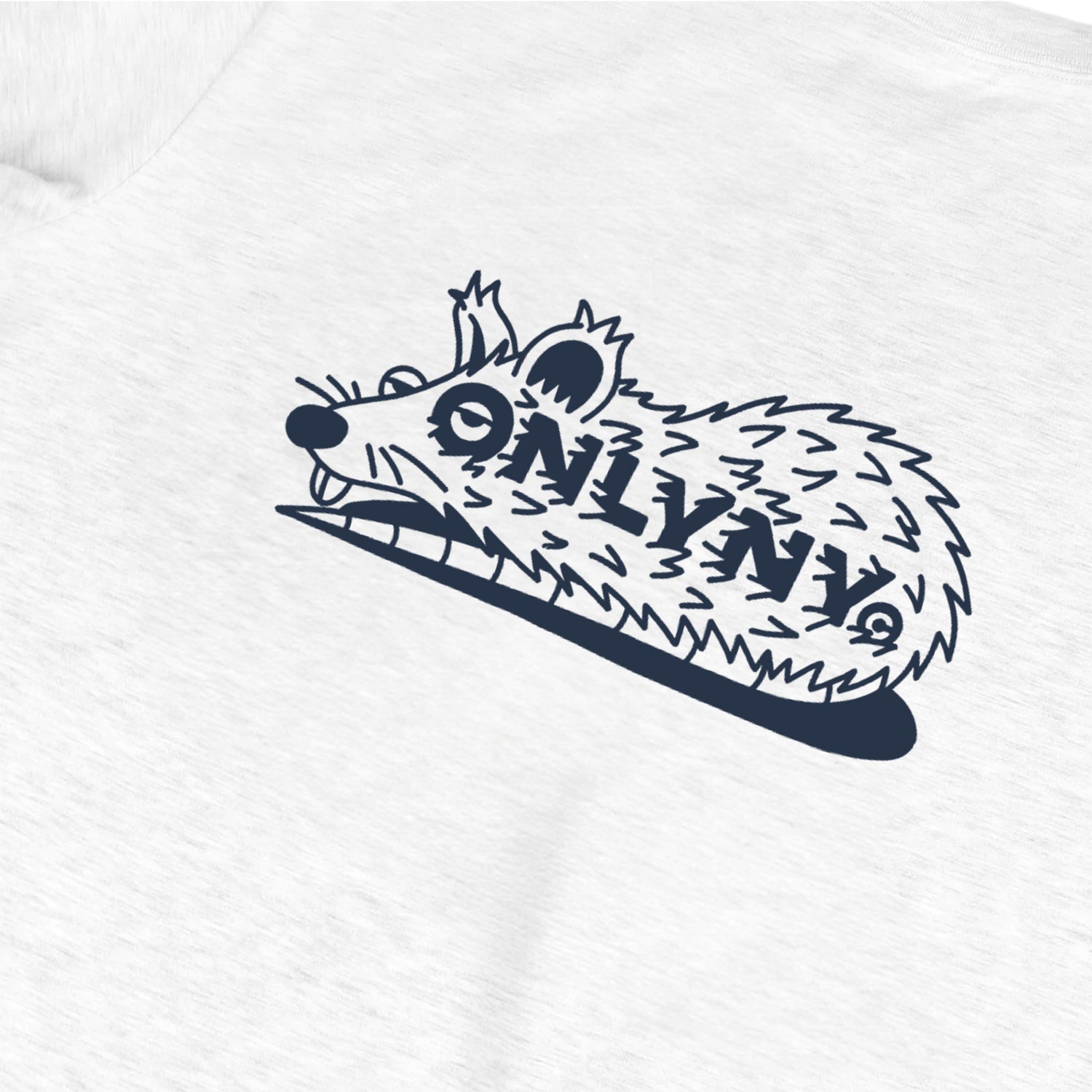 Only NY Street Rat T-Shirt - Heather Grey