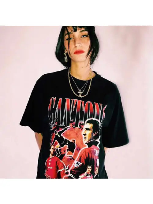 Retro Football Gang Eric Cantona T-Shirt