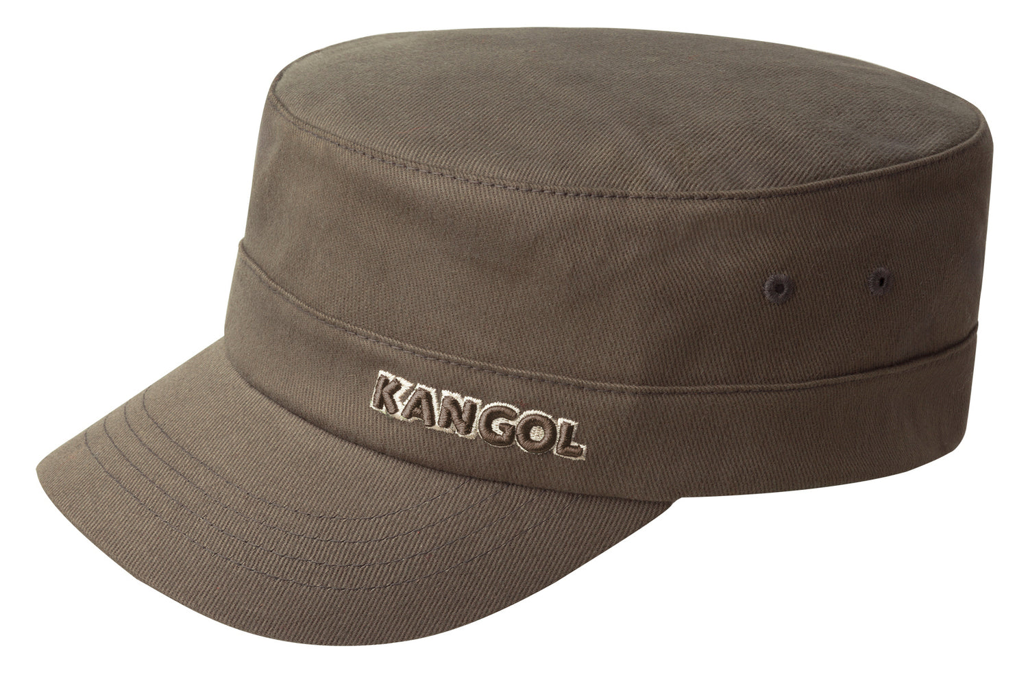 Kangol Cotton Twill Army Cap - Brown