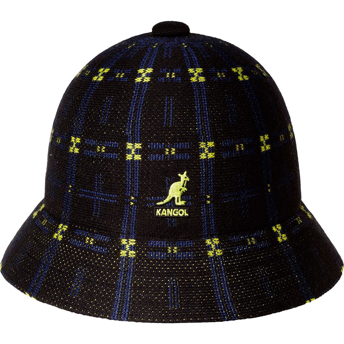 Kangol Hyper Plaid Casual Hat - Black