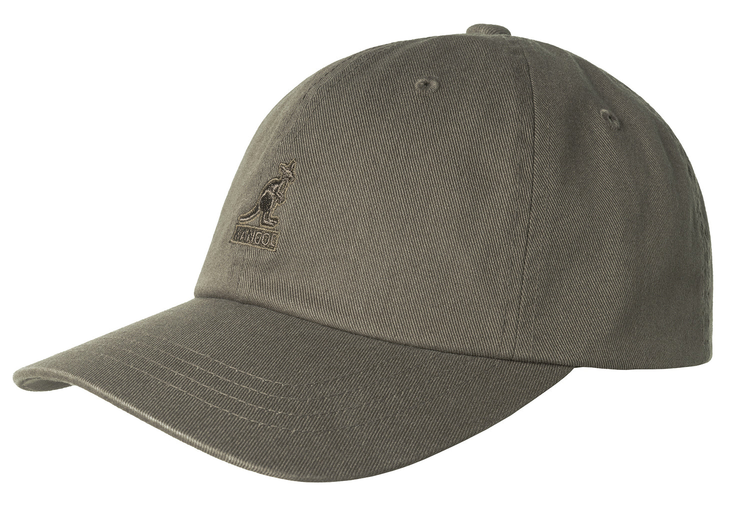 Kangol Washed Baseball Hat - Smog