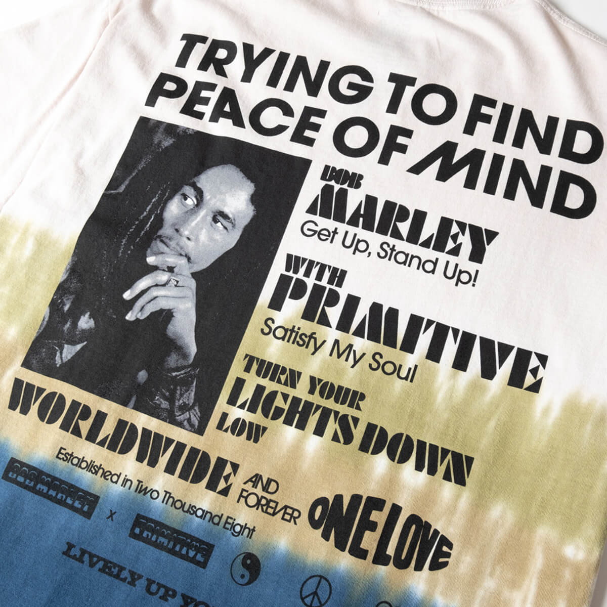 Primitive x Bob Marley Get Together Washed Tee